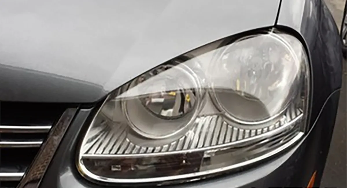 Like a brand new condition after doing headlight restoration.