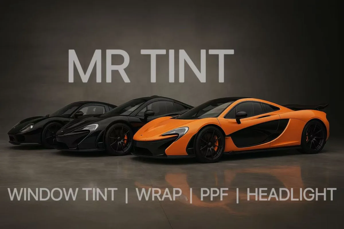 this photo shows what kind of business MR TINT does.